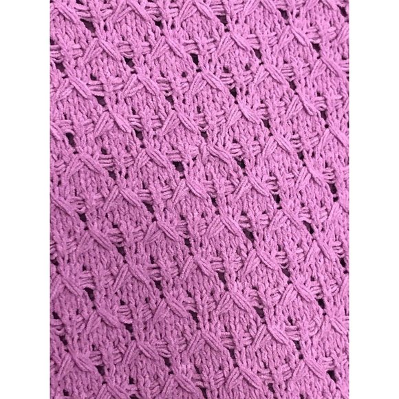 Ava & Viv Womens Purple Long Sleeve Crew Neck Pull - Picture 3 of 7